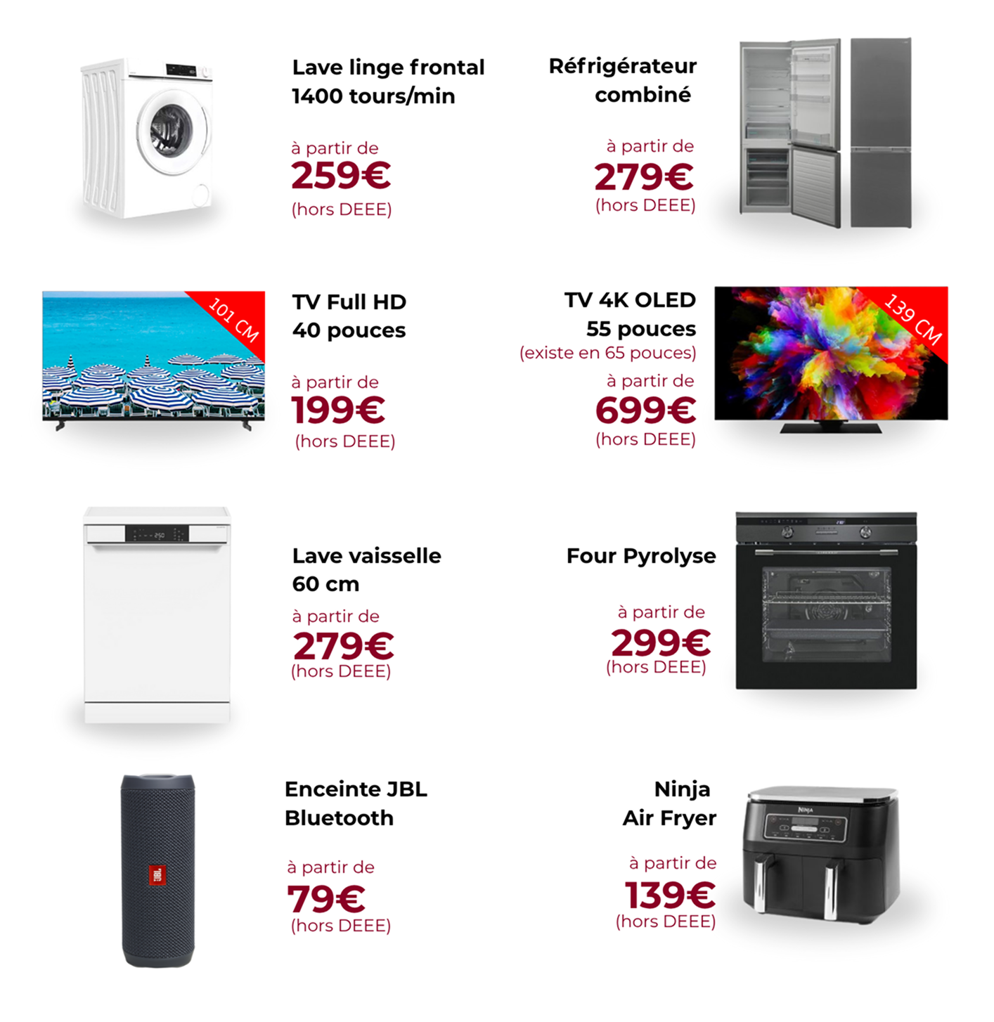 Liste de produits